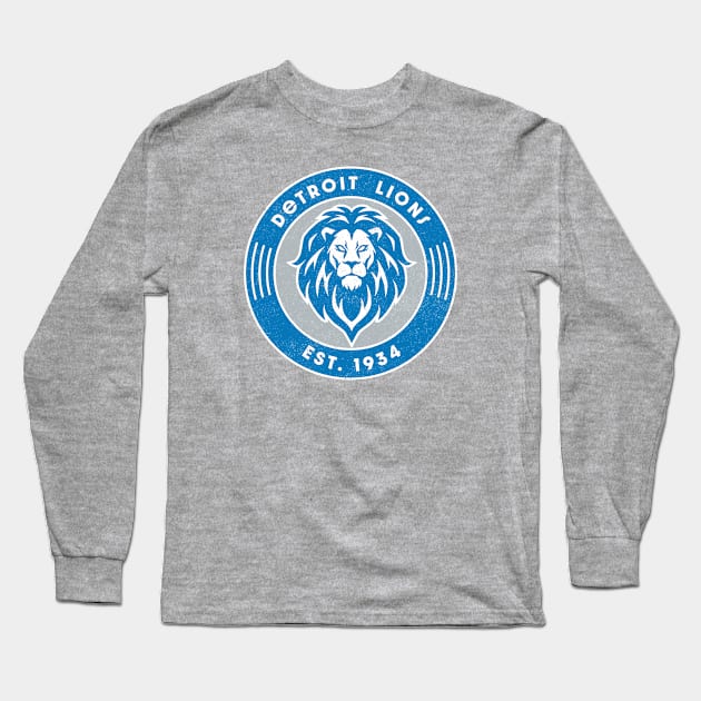 DETROIT LIONS Long Sleeve T-Shirt by mafmove